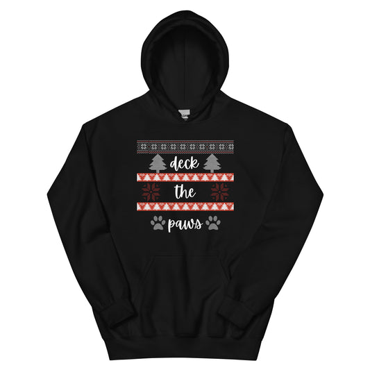 Deck The Paws Unisex Hoodie