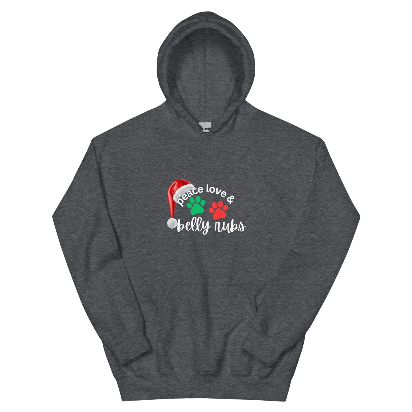 Peace Love & Belly Rubs Unisex Hoodie