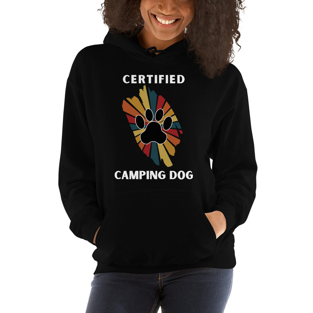 Certified Camping Dog Unisex Hoodie