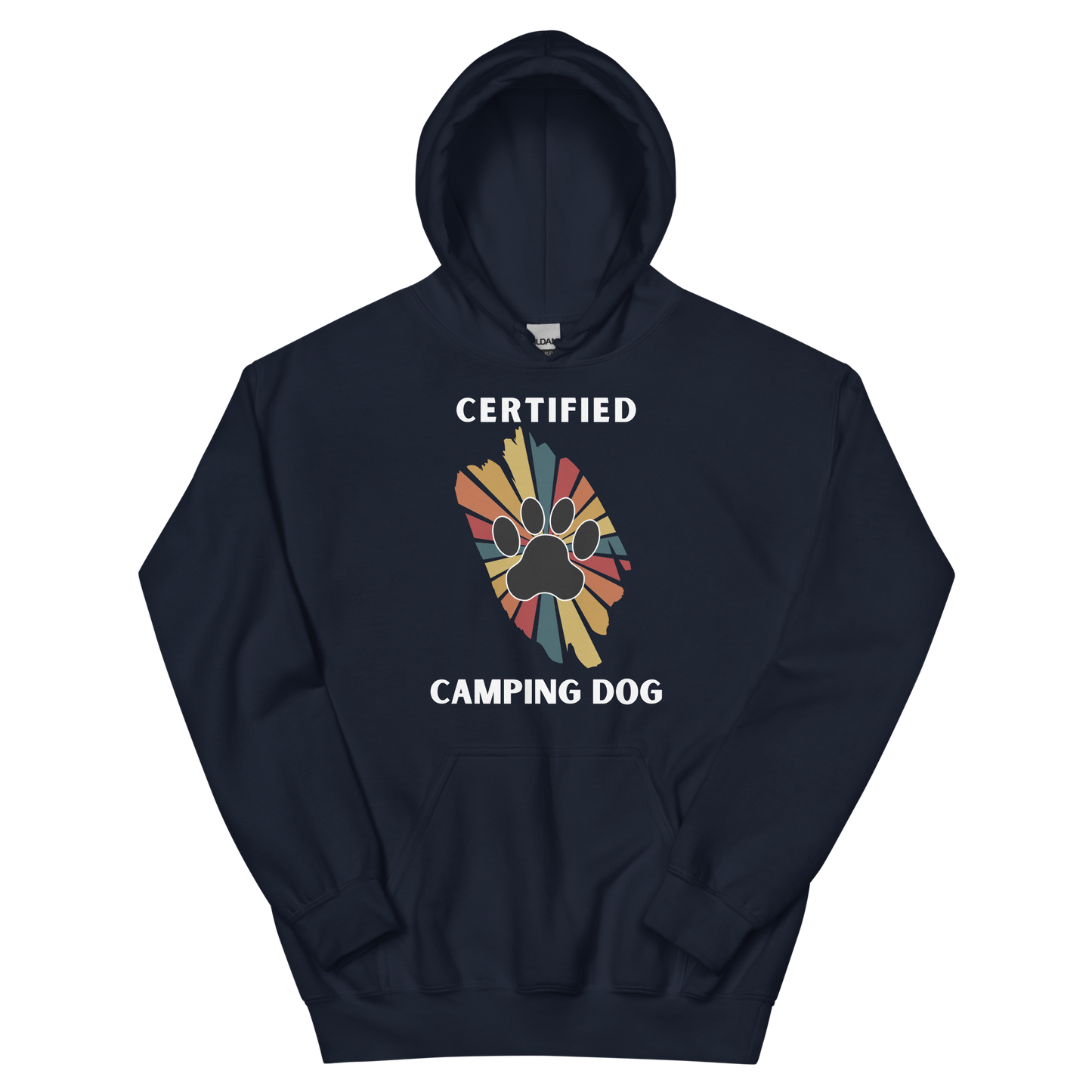 Certified Camping Dog Unisex Hoodie