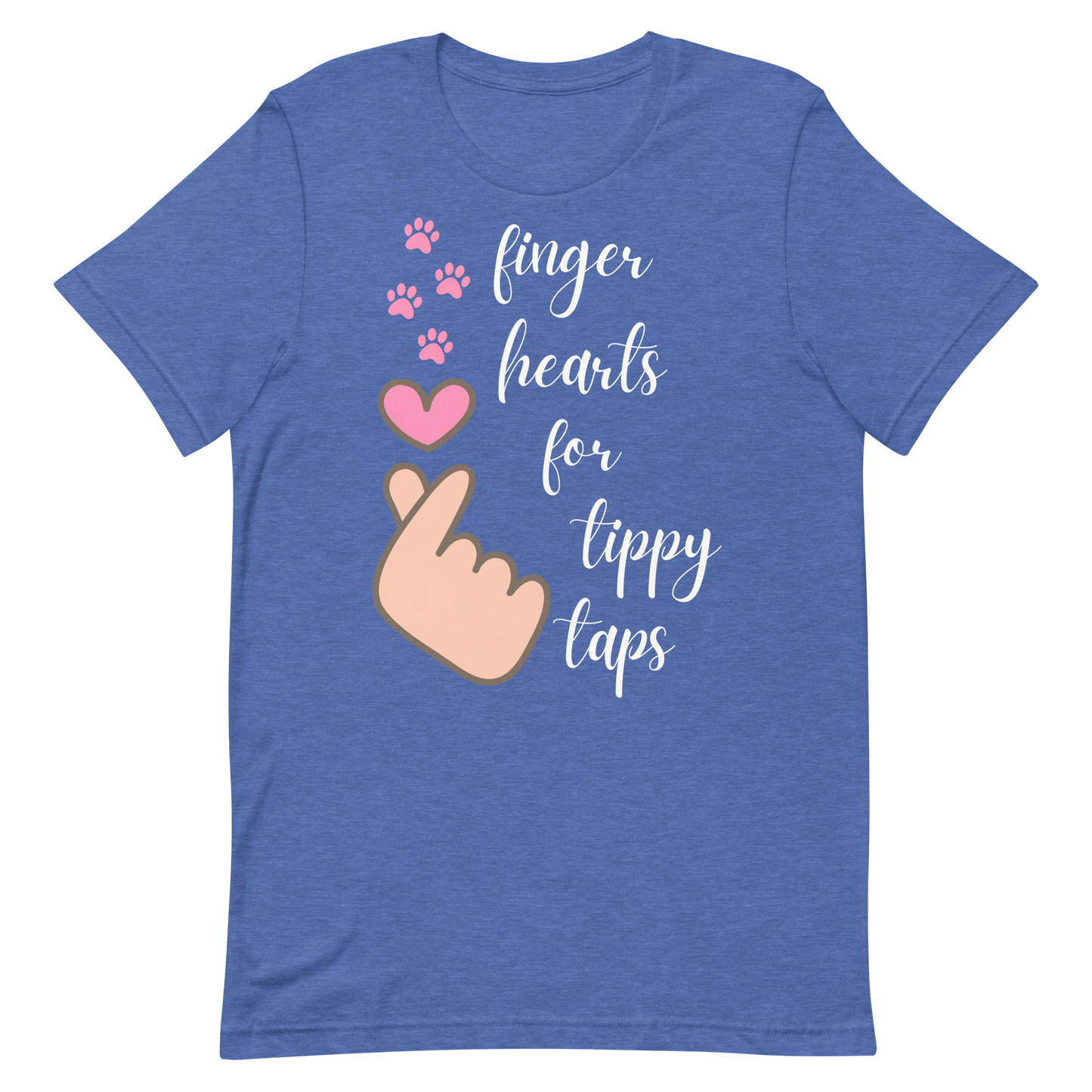 Finger Hearts for Tippy Taps Unisex t-shirt